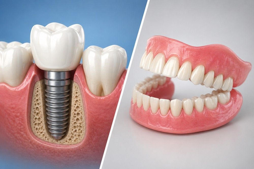 what are the benefits of dental implants over dentures